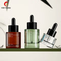 40ml 30ml 15ml Thick Bottom Amber Glass Dropper Bottle Essential Oil Bottle Skincare Serum Bottle for Cosmetic Packaging