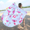 Turkish extra Large Summer  Custom Name Printed Designer Round Shape Microfiber100%polyester Beach Towel
