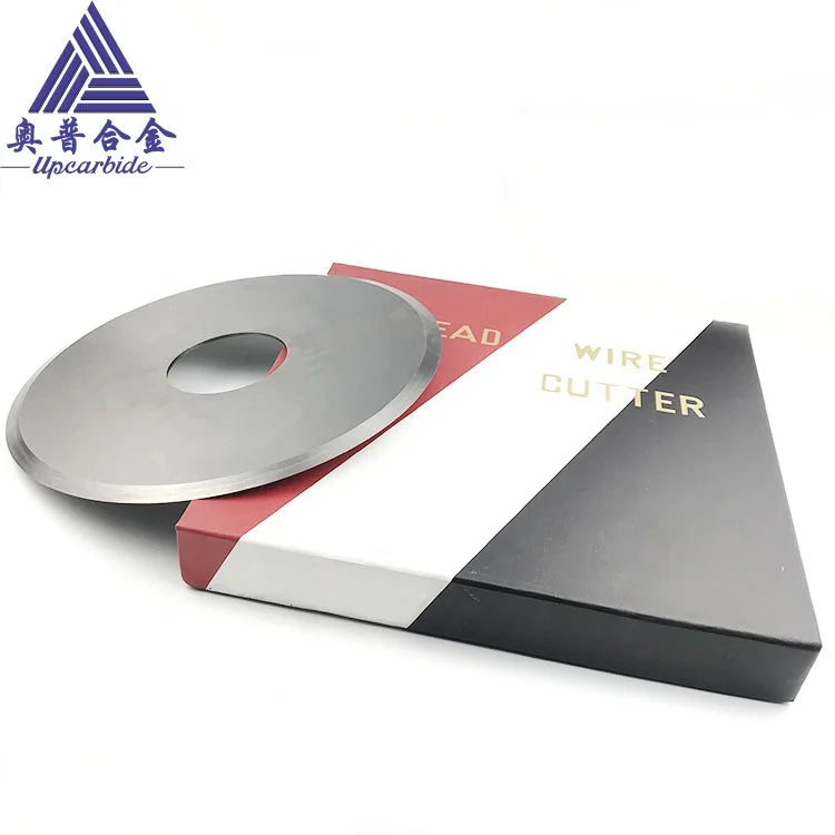 K10 Stock 8 Inch GTi10 Tungsten Carbide Steel Blade YG8 Grade 89.5HRA Hardness OD200*ID70*3.5mm Customized OEM Support