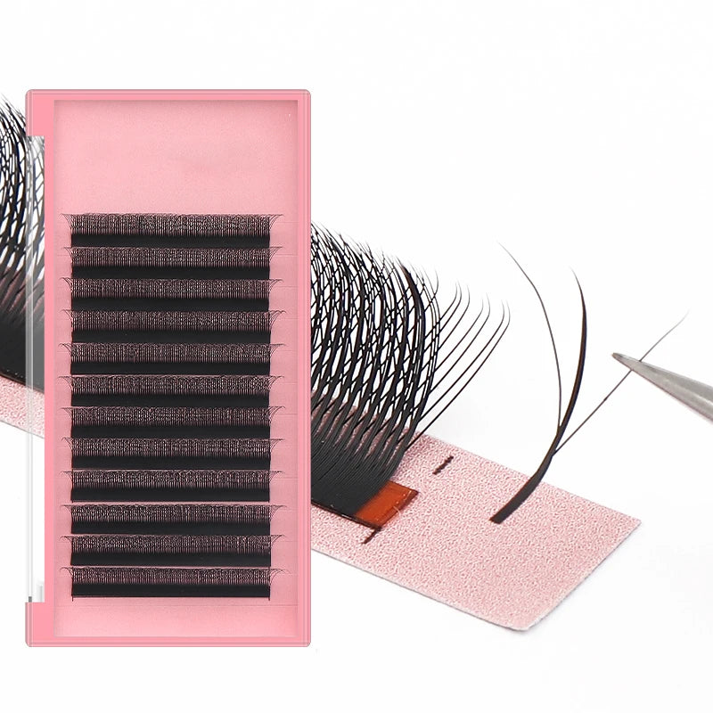 EYELASH 3D Fairy W Shaped Lashes Extensions Custom Logo 3D W Wispy Eyelashes Wholesale Supplies Volume Lashes