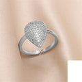 Wholesale Customized White Cubic Zirconia Women's Rings Luxurious Fashionable Wedding Jewelry Proposal Rings