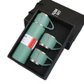 High Quality Custom Christmas Gift Set 500ml One Vacuum Bottle Three Insulated Lids Promotion Gift Box Set for Women