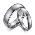 POYA Domed Tungsten Carbide Rings 4mm 6mm High Polish Simple Style Silver Gold Plated Men's & Women's Band for Weddings Gifts