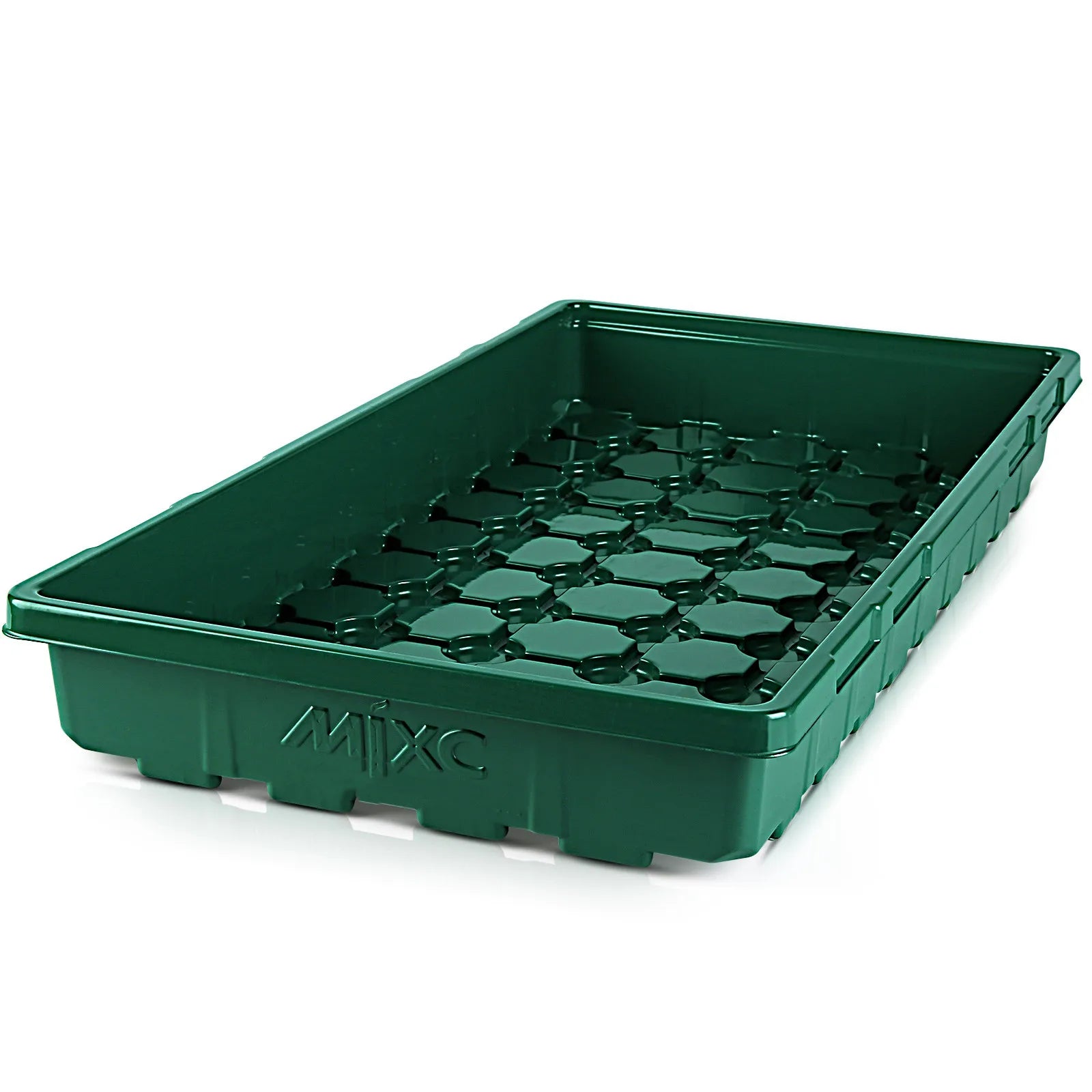 Microgreen Hydroponics Trays Paddy Seedling Starting 1020 Plant Hard Plastic Tray Germination Pro Tray Seeds Starting