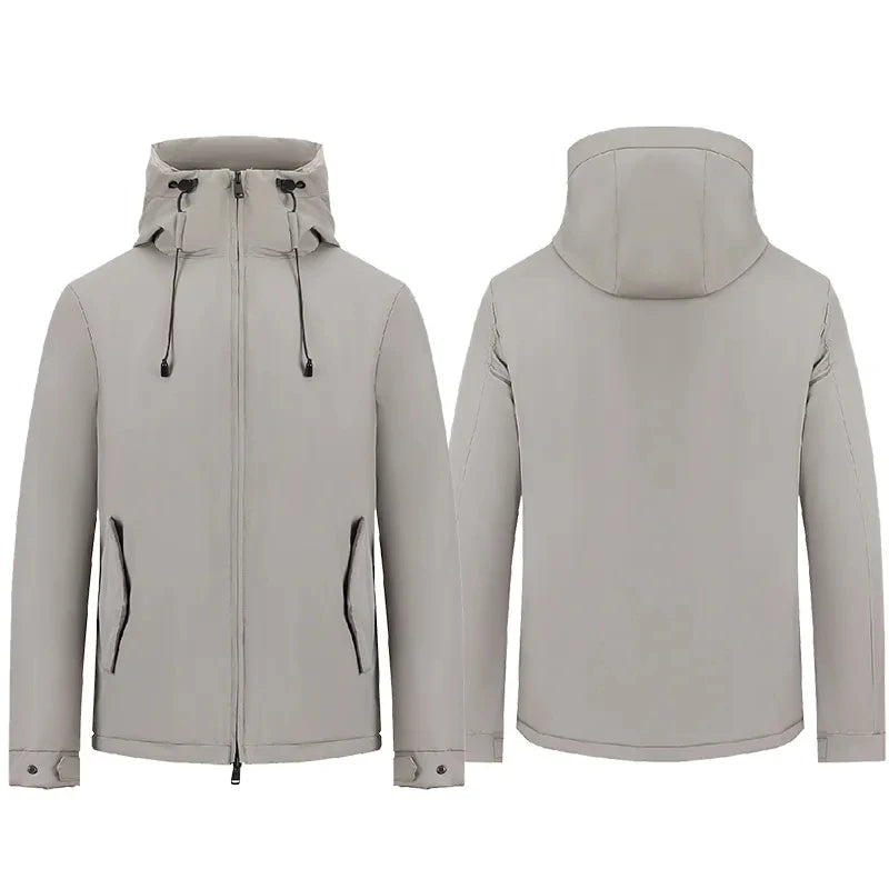 Alike Men Winter Keep Warm Fashion Business Padding Plus Size Jacket With Hooded for Men