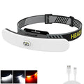 High Power COB LED Headlamp Broad Head Flashlight USB Rechargeable IP65 Waterproof 500LM 6000K Daylight Camping Lantern