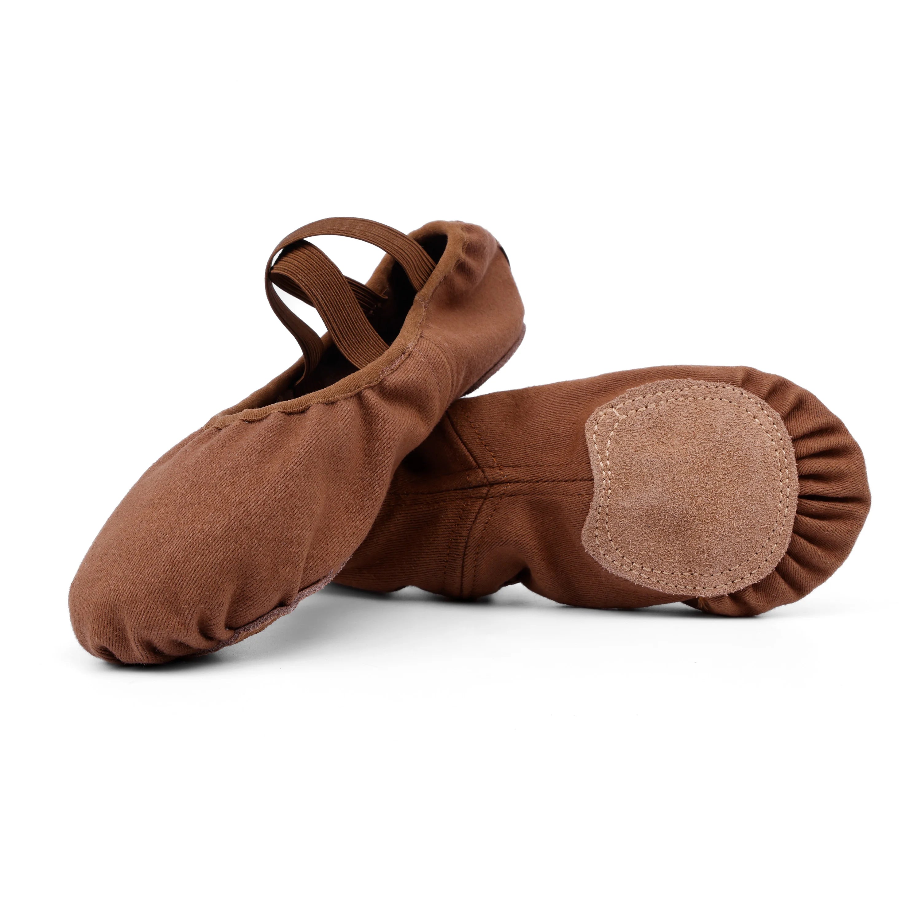 EU and US in Stock Stretch Fabric Ballet slippers Ballet Dance  Shoes for Girls Stretch Canvas Ballet