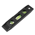 Mini Portable Horizontal Ruler 3 Bubble Spirit Level Magnetic ABS Shell for Measure Tool Machinery Leveller Pocket Tool Measure