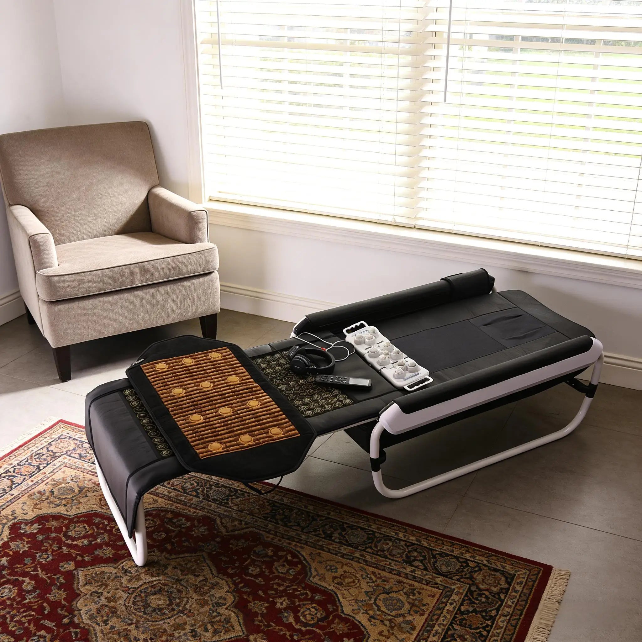 Infrared Massage Jade Master Heating Stone Therapy Lumbar Traction Thermal Tourmaline Korea Massage Bed