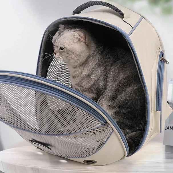 Breathable and Convenient Cat Bag for Going Out Foldable Shoulder High-value Large-capacity Pet Bag