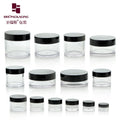 In Stock Empty 3ml 5ml 30ml 50ml 100ml 200ml 250ml PETG Cosmetic Jar With Black Lid