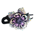 Wholesale Flower Hair Claw Rhinestone Hairpin Korean Duckbill Clip