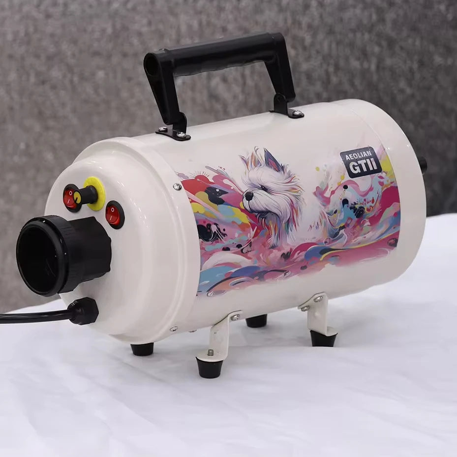 Adjustable Wind Speed/temperature High Power Fast Drying Pet Hair Dryer Novelty Designed AMETEK Motor Pet Bath Blower