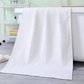 Topjlh  Custom White Fabric Sublimation Blanks Waffle Printed Kitchen Tea Towel Microfiber Cotton Dish With Waffle Pattern