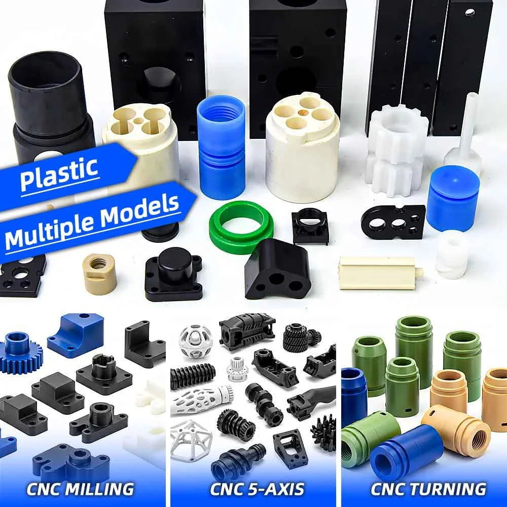OEM Custom Machining Services ABS PVC PP PE TPU TPE PC Plastic Parts with Drawing
