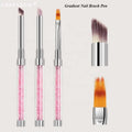 Nail Brush Gradient Brush Pen Poking Pen Phototherapy Color Painting Glue Oblique Mouth Starry Sky Pen Nail Tool Nail Brush
