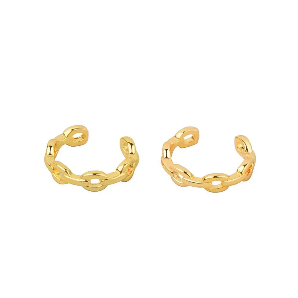 Fashion Ear Cuff Clip Earring Without Piercing Gold Silver Color Geometry Cartilage Women Party Jewelry