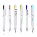 World Share Customizable Logo Plastic Ballpoint Pens Brightly Colored for School and Office Use Signature Series