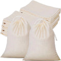 Eco-Friendly Cotton Pouch Bag Custom Size Dust Proof Drawstring Storage for Jewelry or Rice Food With Logo Print