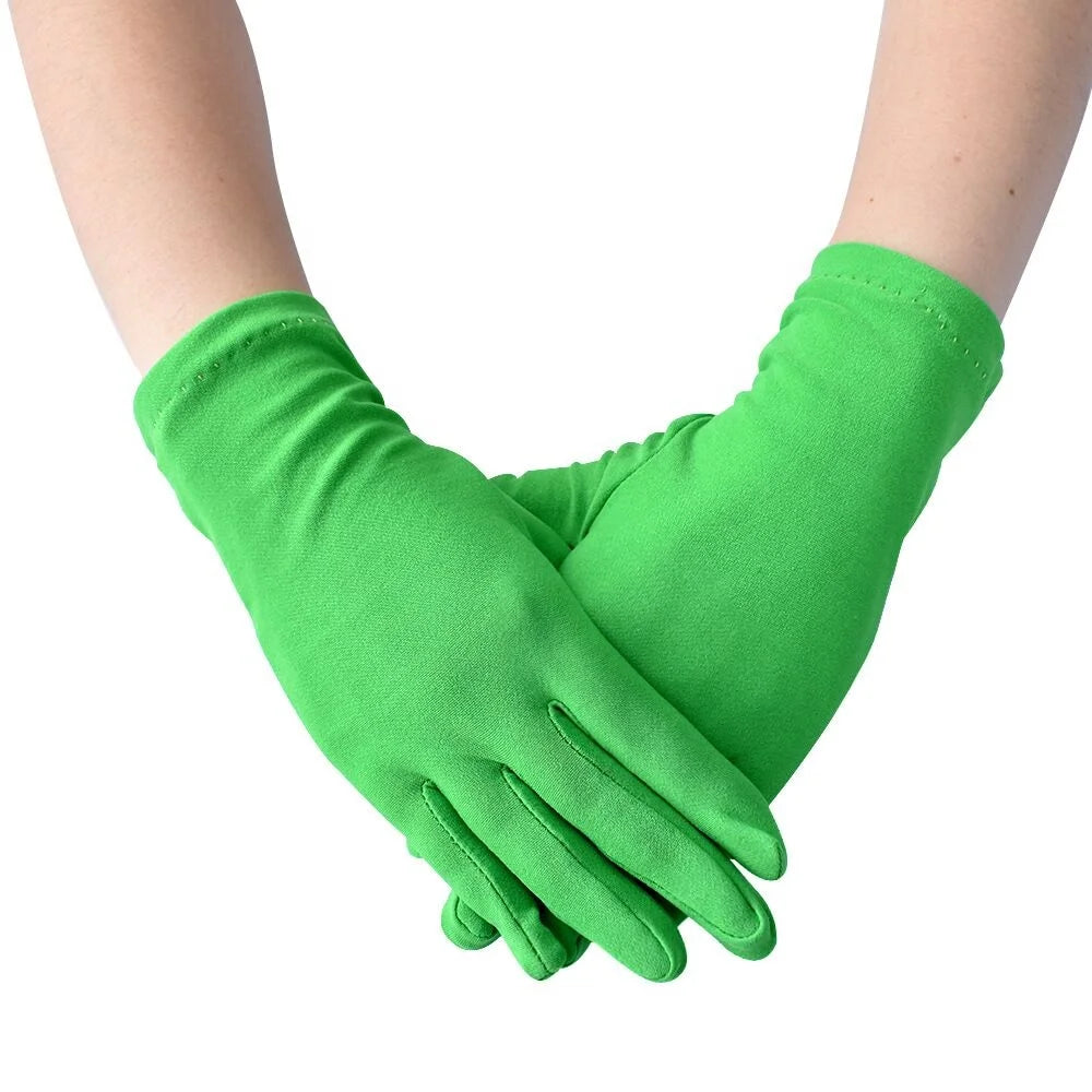 Cheap Women's Bridal Wrist Length Opera Gloves Spandex/Polyester Material Breathable Festival 10 Colors One Size for Party