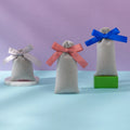 6X13cm Gray Velvet Jewelry Packaging Pouch Small Plush Bags for Earrings Gift Cosmetic Makeup Travel Pouches