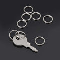 Stainless Steel Split Rings Double Loop Jump Rings Mini Connector Key Rings for Jewelry Making Necklaces Bracelet Earrings