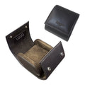 Custom Men's Portable Travel Microfiber PU Leather Single Luxury Watch Roll Case Microfiber PU Leather Single Luxury Watch Box