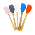 Kitchen Silicone Spatula Wooden Handle  for Cooking Dough Scrape Heat-Resistant Utensils Baking Cake Brush Tools
