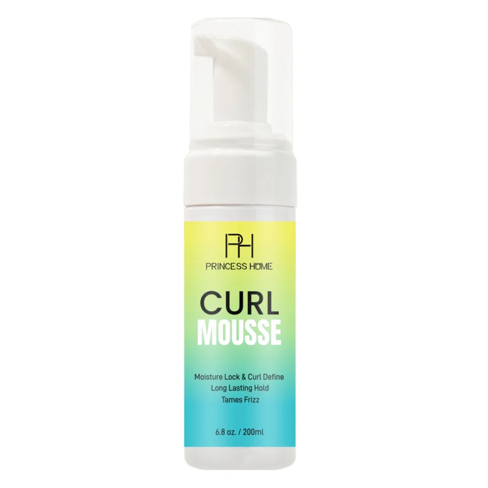 Private Label Anti-Frizz Strong Hold Hair Care Styling Foam Mousse Infused Olive Oil No Greasy Elastic Hair Curl Mousse