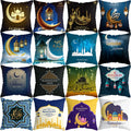 Muslim Ramadan Party Decoration Customize Ramadan Kareem Car Sofa Decor Throw Pillow Cover Pillowcase Square Pillow Case