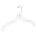 17 Inches Wedding Dress Hanger with Non-Slip Transparent Design Detachable Bag Spice Rack Specialized Clothes Hanger by the Mall