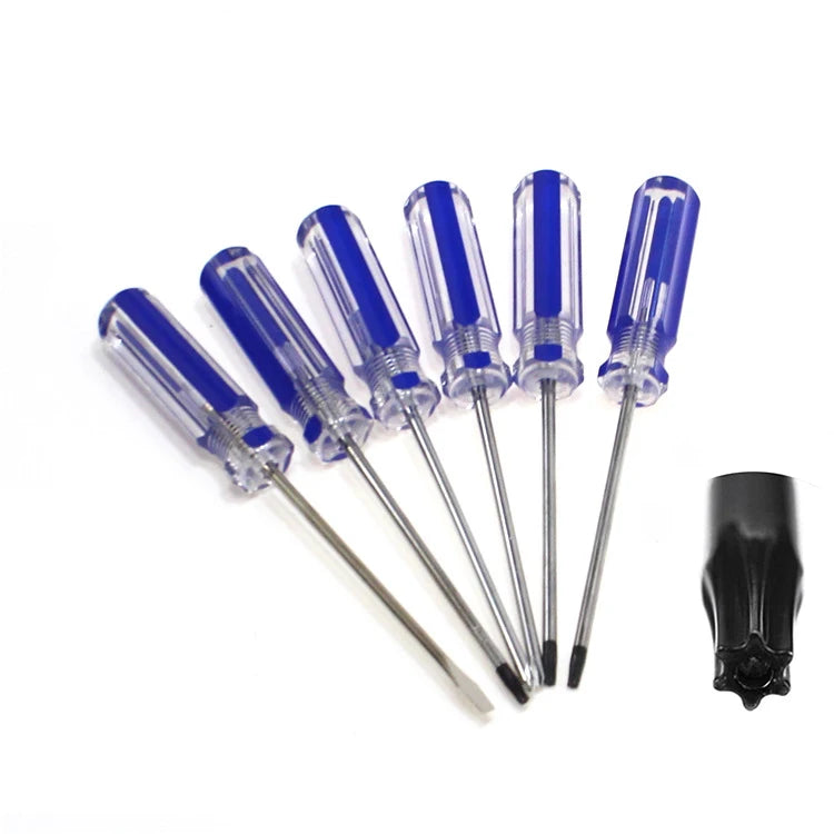 Wholesale Disassembly Tools 3mm Torx T8 T9 T10 Tri Wing Slotted Cross Slot Screwdrivers for Xbox 360 Controller Etc