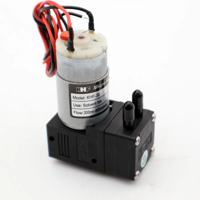 KHF-30 Micro Vacuum Pump Big Solvent Ink Pump 24V 7W 300-400ml/Min Outdoor Printer Solvent Inkjet Printer