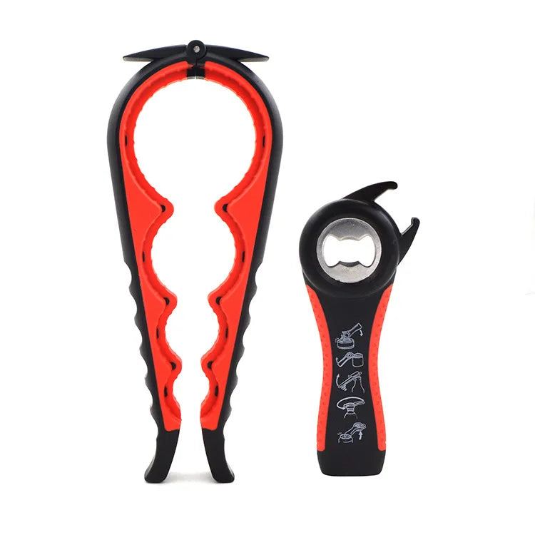 Kitchen Home Gadgets Universal Multi Function Smooth Edge Nonslip Manual Jar Can Bottle Opener Set