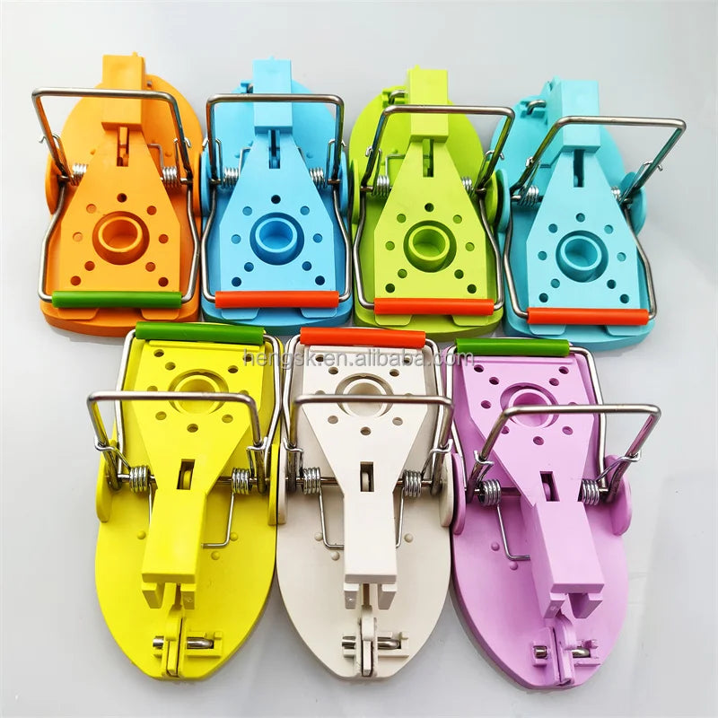 Best Sellers 2020/2021 HSK Eco-Friendly Solid Colorful Mouse Rodent Trap Durable Plastic All-Season Outdoor Pest Control
