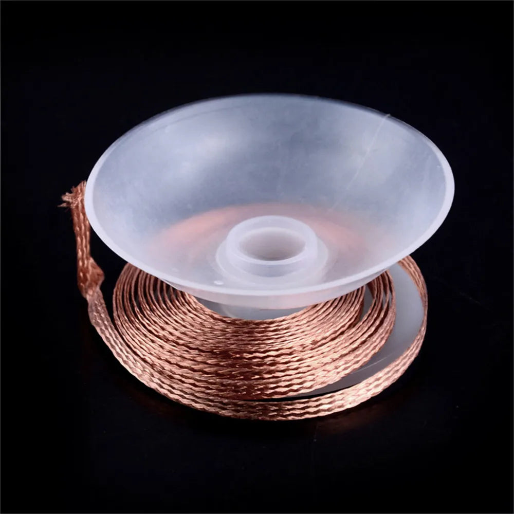 Factory Price 2.5mm 1.5M Welding Wires Desoldering Braid Solder Remover Wick Wire Electric Soldering Irons Repair Tool
