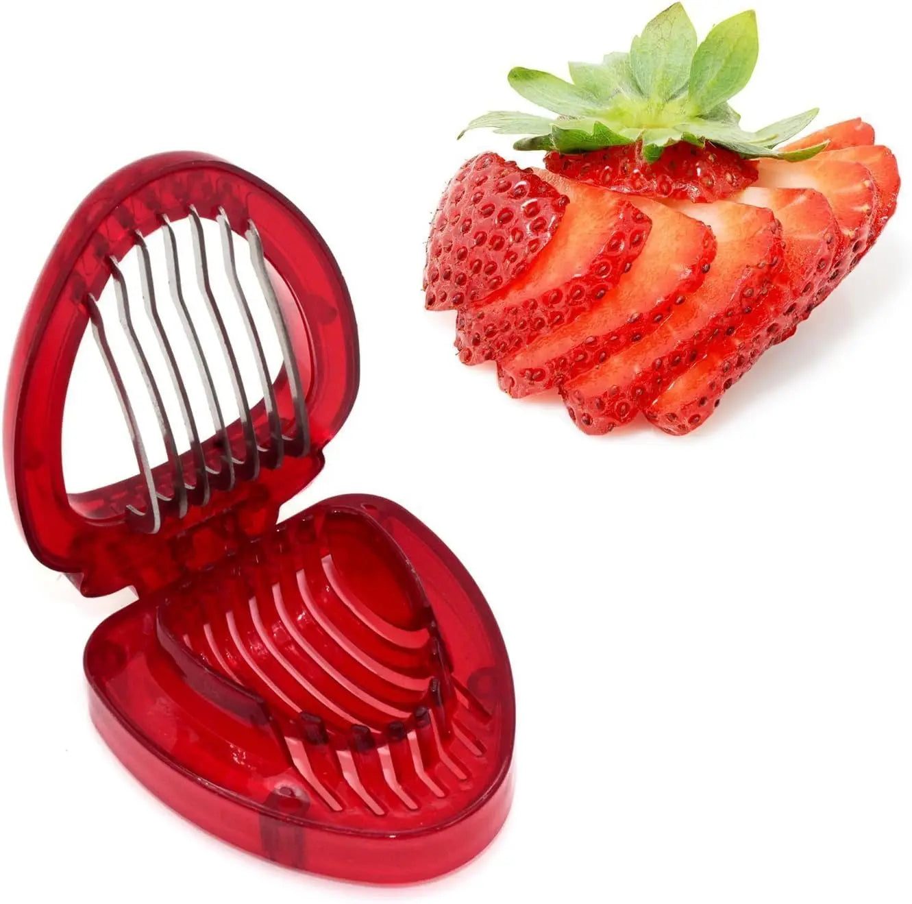 Kitchen Tool Strawberry Slicer Fruit Cutter PS Plastic Kitchen Gadgets