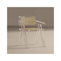 Wholesale Rattan Chair Restaurant Furniture clear Acrylic Dining Chair for Hotel and Coffee Shop