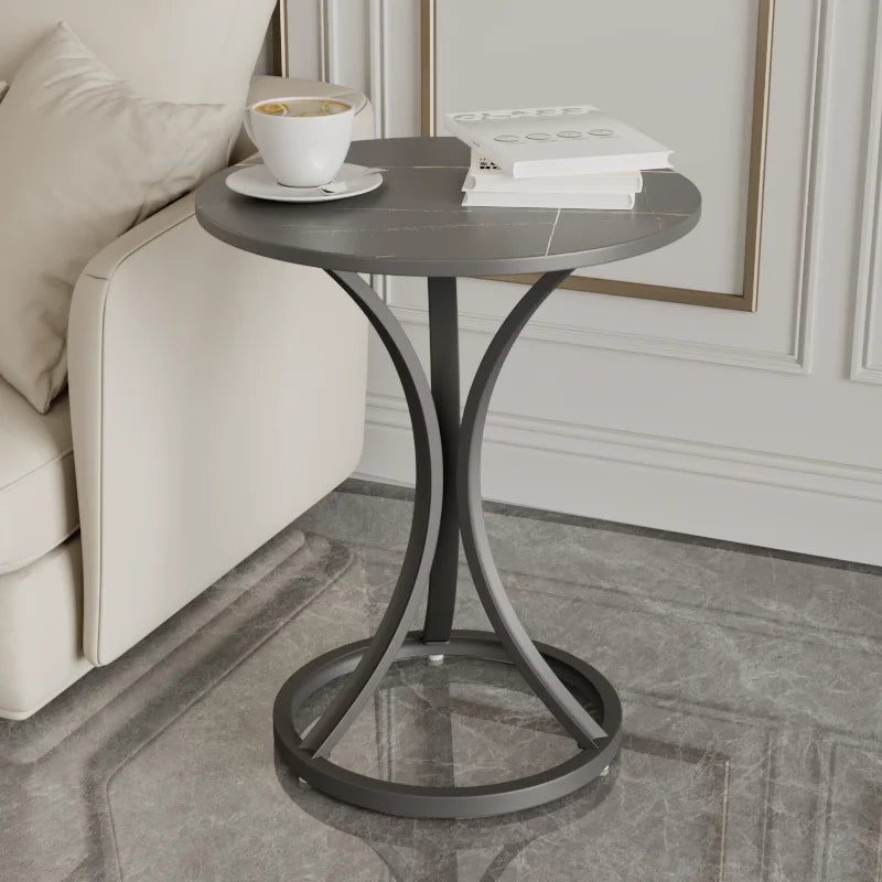 Modern Contemporary Convertible 1pcs Luxury Environmentally Friendly MDF Slate Coffee Table Carbon Steel Living Room Furniture