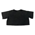 OEM Custom Acid Washed T-shirts 100% Cotton Logo Printing Crop Top for Woman