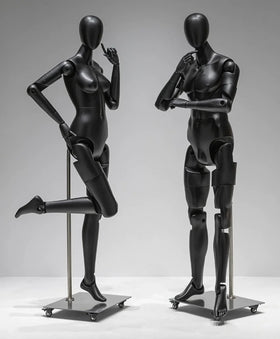 HM03 Full Body Male Female Flexible Dummy Articulated Mannequin Adjustable Movable Mannequins for Display