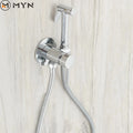 2024 Brass Toilet Partner Gun Syringe Gun Ashes Multifunctional Pressure Nozzle One Into Two Double Charged Cleaning Sprayer Set