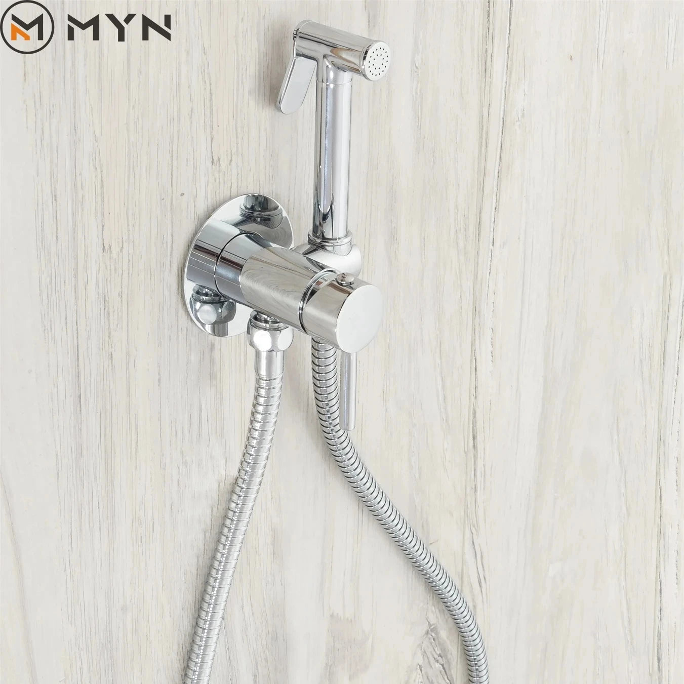 2024 Brass Toilet Partner Gun Syringe Gun Ashes Multifunctional Pressure Nozzle One Into Two Double Charged Cleaning Sprayer Set