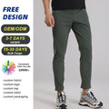 OEM Quality Men's Sports Pants Quick-Drying Soft Shell Outdoor Autumn Fitness Casual Hiking-Breathable High Short Nylon Waist