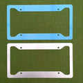 RubySub 1MM Aluminium Metal Car Custom Sublimation License Plate Frame Blanks