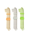 Durable Automatic Cat Puppy Bowl Feeder Eco-Friendly Plastic Rounded Spoon Design Small Snack Pattern for Canned Food Pet