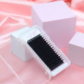 Allison Oem Odm Cashmere 0.03 0.05 Individual Silk Lash Extension Supplies Lash Tray Mega Volume Matte Black Eyelash Extension