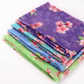High Quality Fashion Clothing Stock Item 100% Polyester Printed Jacquard Floral Fabric Chiffon Crepe Material Lady Tops Dresses