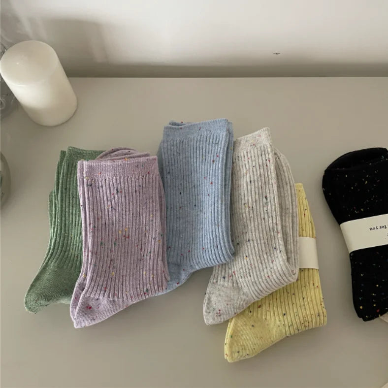 Spring Socks Women Fashion Cotton Popular Breathable Women's Spring Socks
