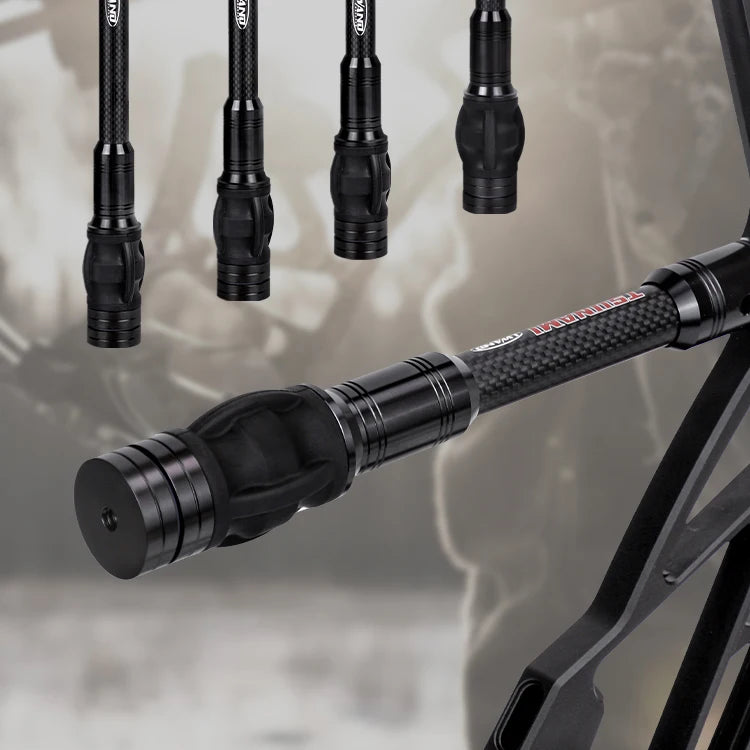 8Inch Shooting Archery Bow and Arrows Set Balance Bar Stabilizers 3K Carbon Hunting Accessories Portable Stabilisers for Sale MegaBDM